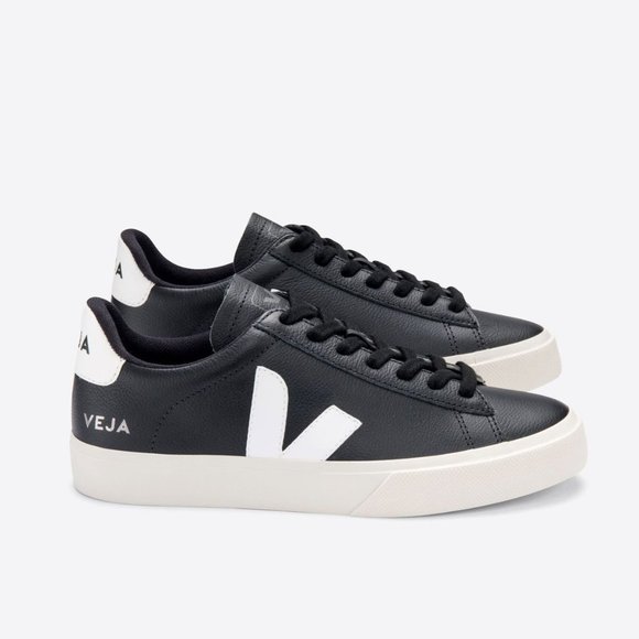 VEJA CAMPO  BLACK/WHITE SNEAKER - Picture 1 of 2